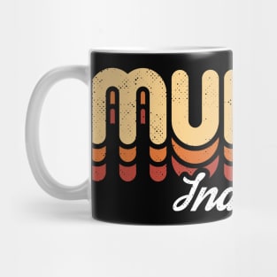 Retro Muncie Indiana Mug